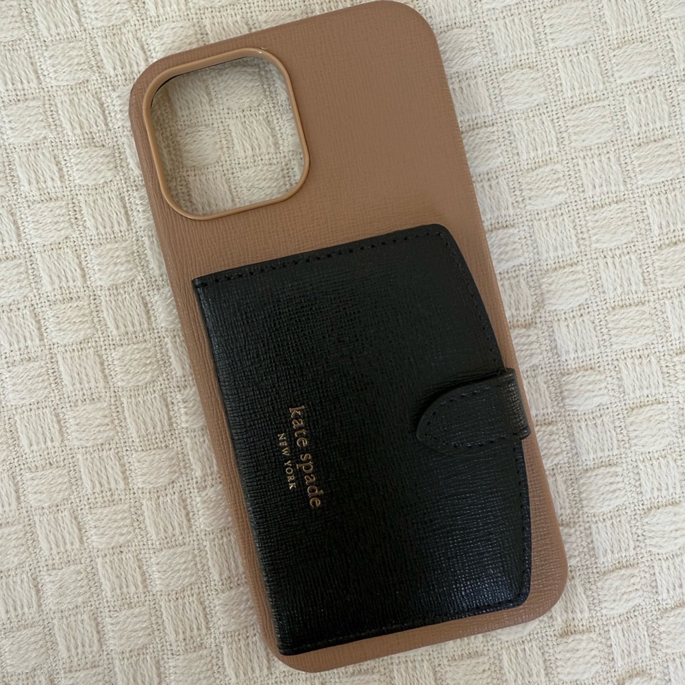 Kate Spade ♠️ Morgan Colorblock iphone 15 pro max case with card holder